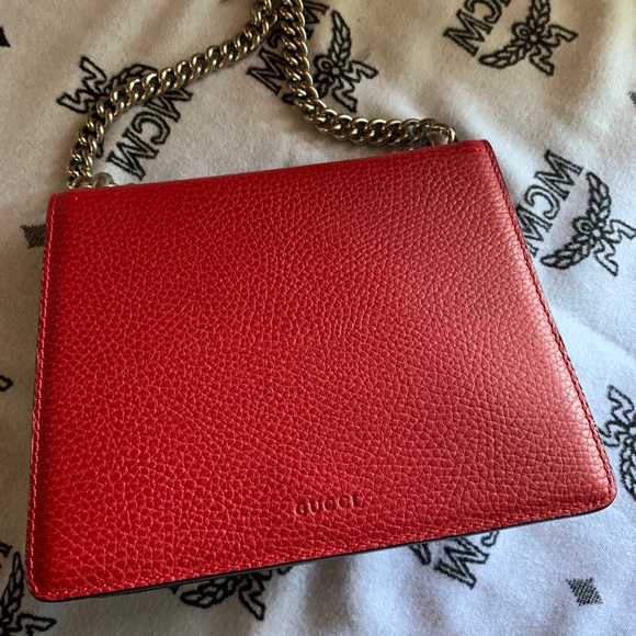 🎊SOLD🎊Gucci Hibiscus Red Dionysus Calfskin Bag - Picture 11 of 11